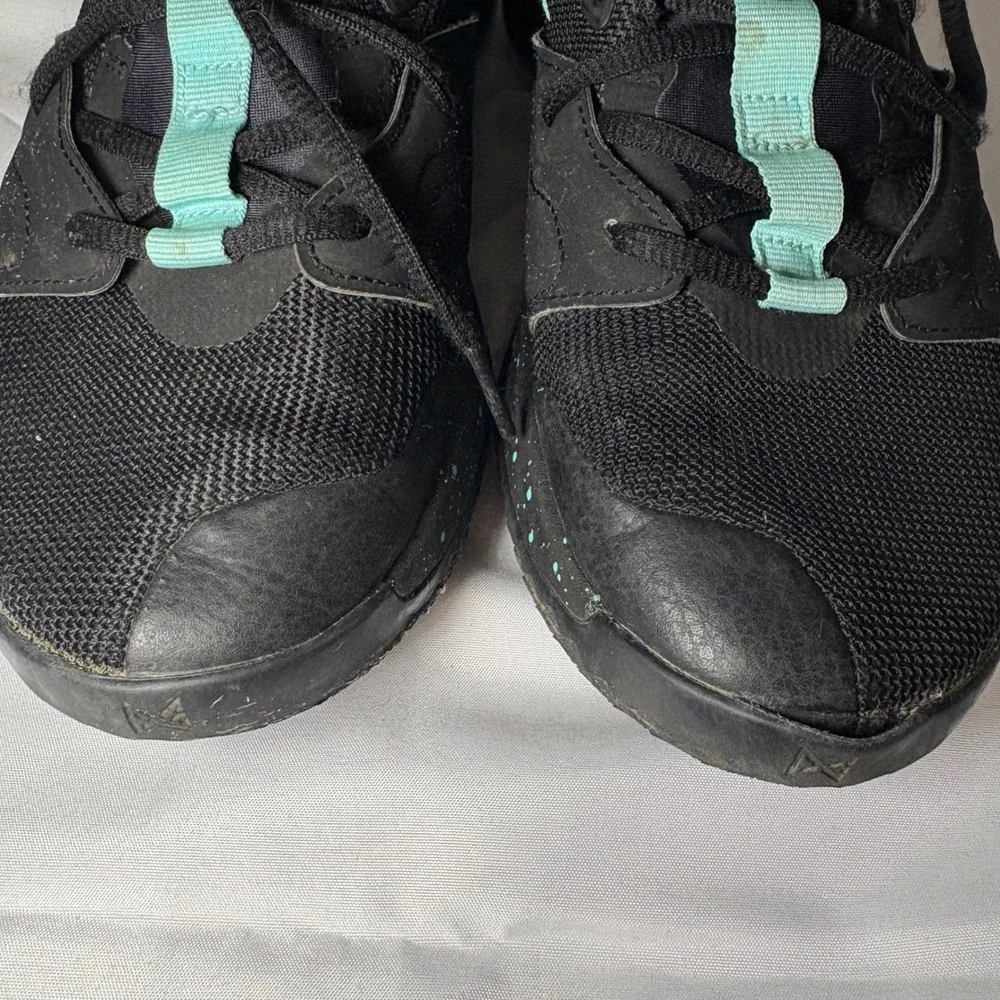 Nike PG 2.5 Mens Basketball Shoes Black Teal Speckled BQ8452-003 Size 11.5